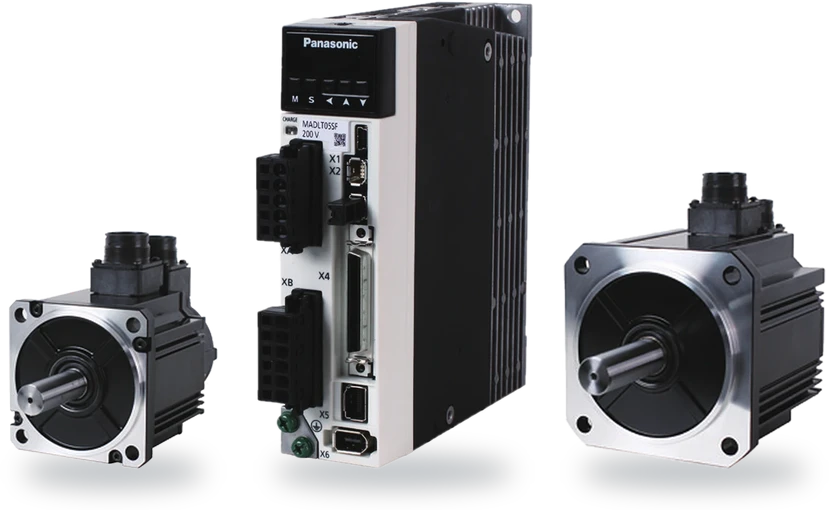 Panasonic MINAS A6 servo drive with MSMF and MHMF servo motors